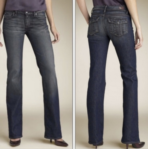 PAIGE Cloverdale dark wash boot cut jeans size 28 - Picture 1 of 8
